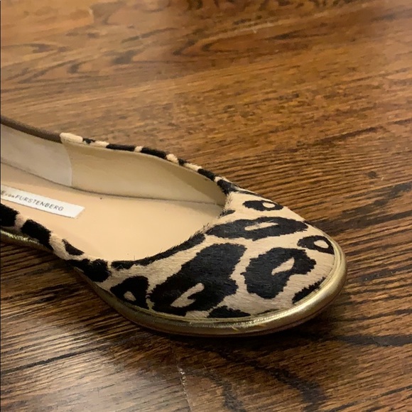 Diane Von Furstenberg leopard flats - Picture 4 of 6
